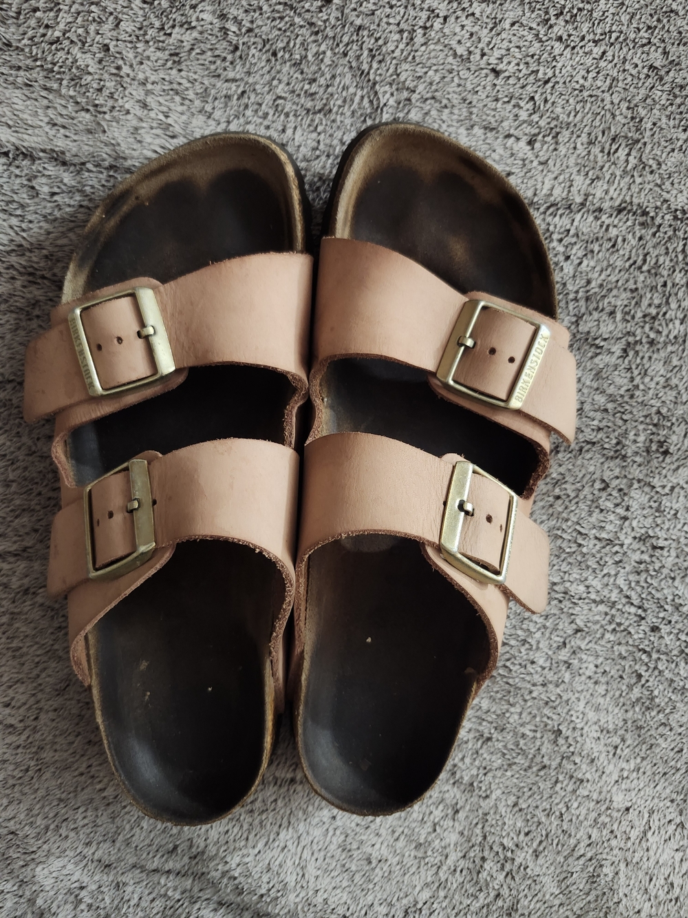 Birkenstock, Old Rose, 41 Soft Footbed, Narrow, Arizona, Premium Leather - Picture 2 of 11
